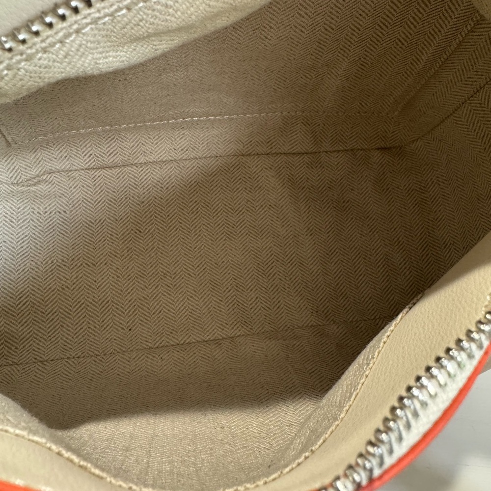 Small/Medium Geo Structured Panel Bag - Cream/Toffee - Picture 9 of 12